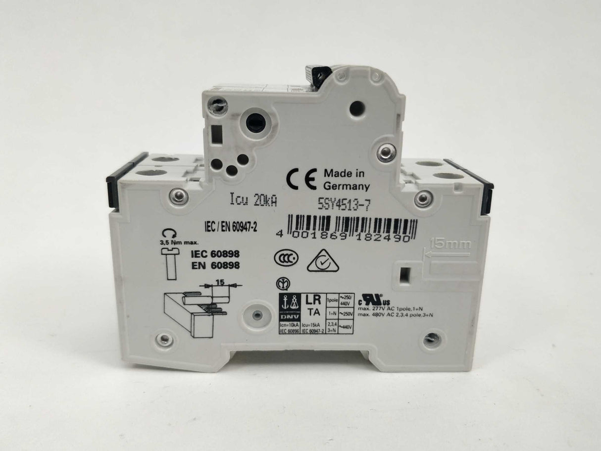 Siemens 5SY4513-7 MCB Circuit breaker C13 230V