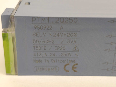 Landis & Gyr PTM1.20250 Switching module ~24V±20%