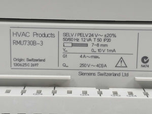 Siemens RMU730B-3 Universal controller 24V~±20%