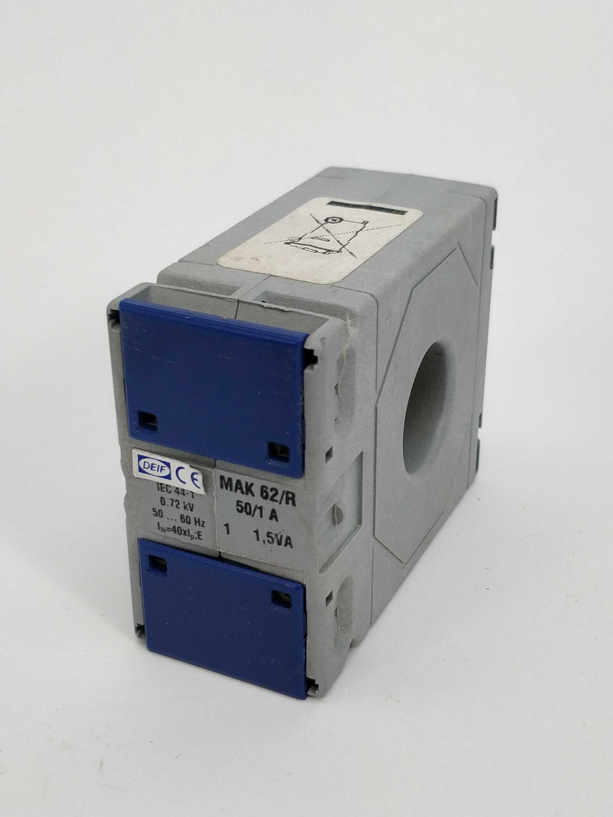 Deif MAK 62/R Current Transformer 50/1 A 0.72kV 50-60Hz 1.5VA