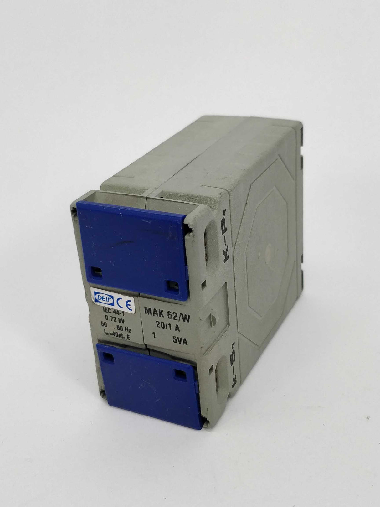 Deif MAK 62/W Current Transformer 20/1A 2.72kV 50-60Hz 5VA