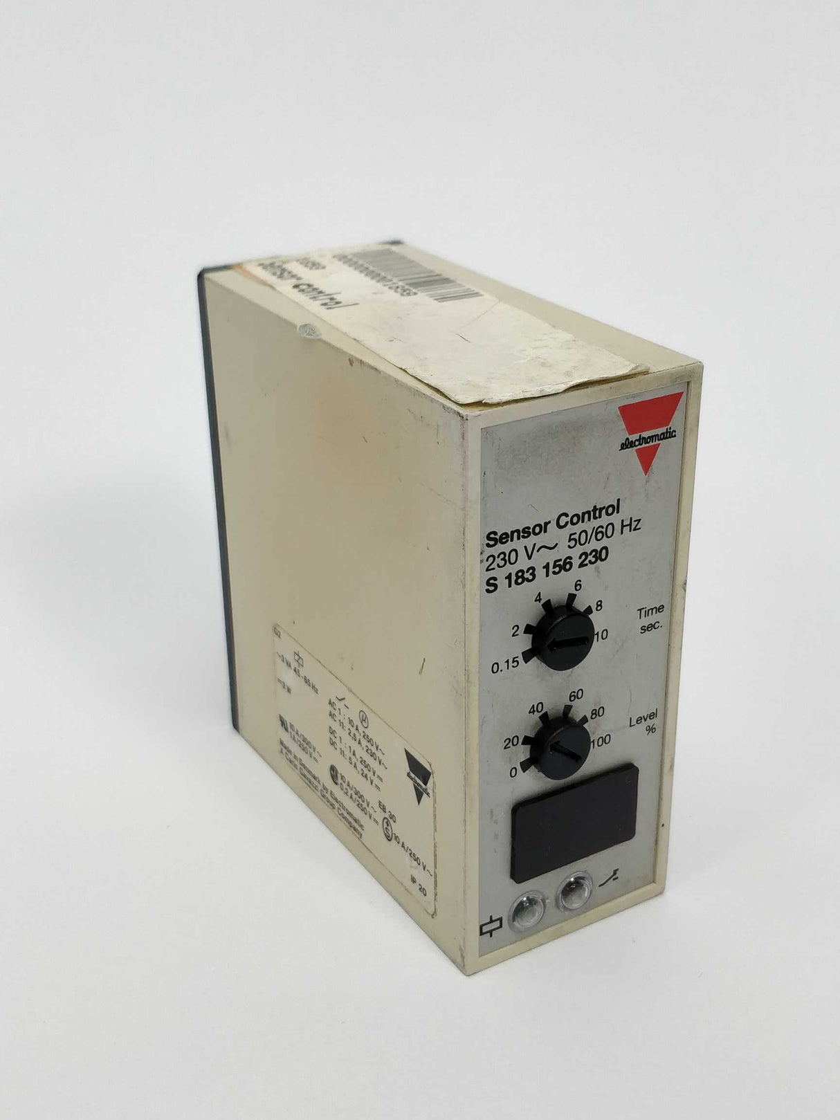 Electromatic S183 156 230 Sensor control 230V 50/60Hz