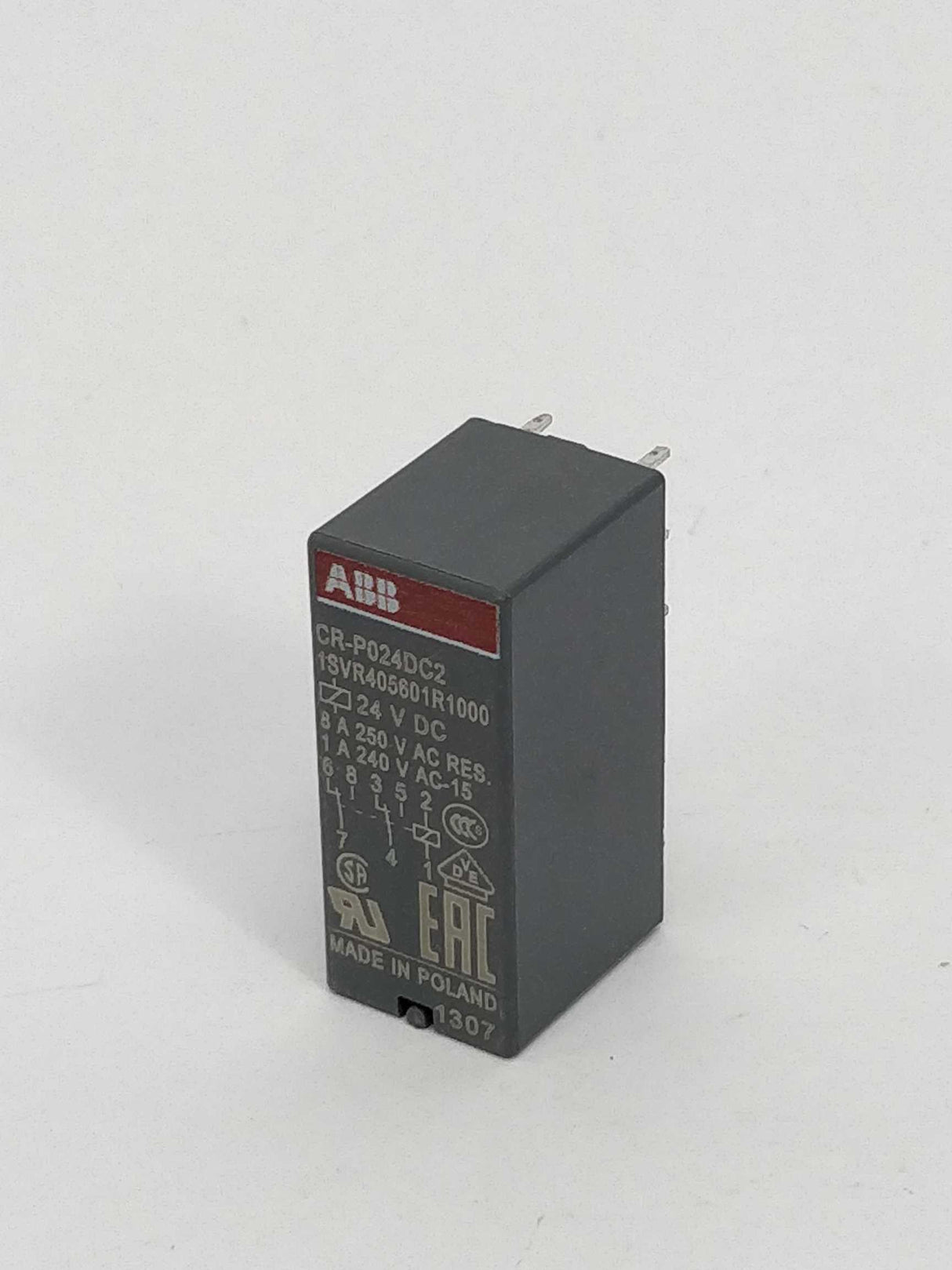 ABB CR-P024DC2 A1-A2=24VDC 250V/8A Relay 6Pcs