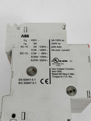 ABB MS325 690V motor starter 0,63-1A with HK-11