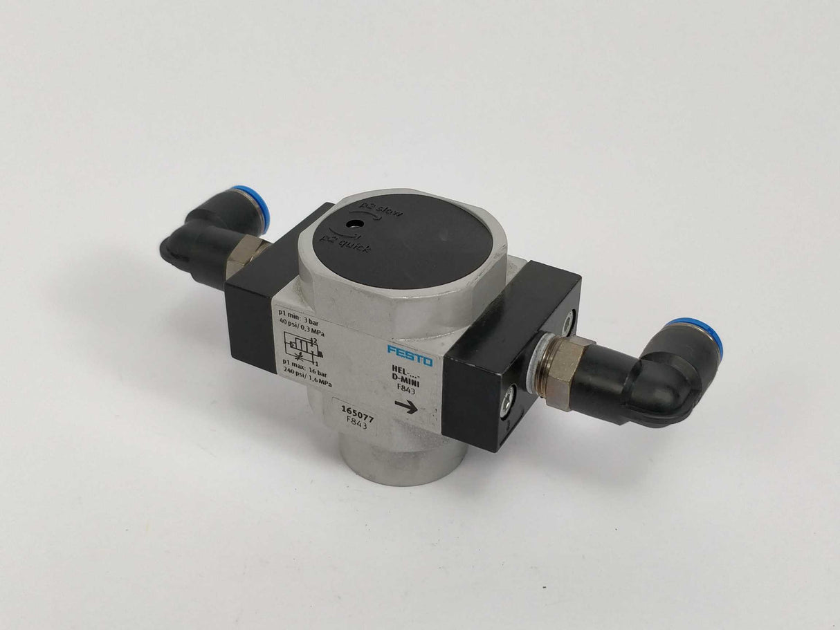 Festo 165077 HEL-1/4-D-MINI On/off valve