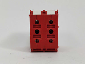 Connectwell CTS95/120N Feed Through Terminal Block red 2pcs