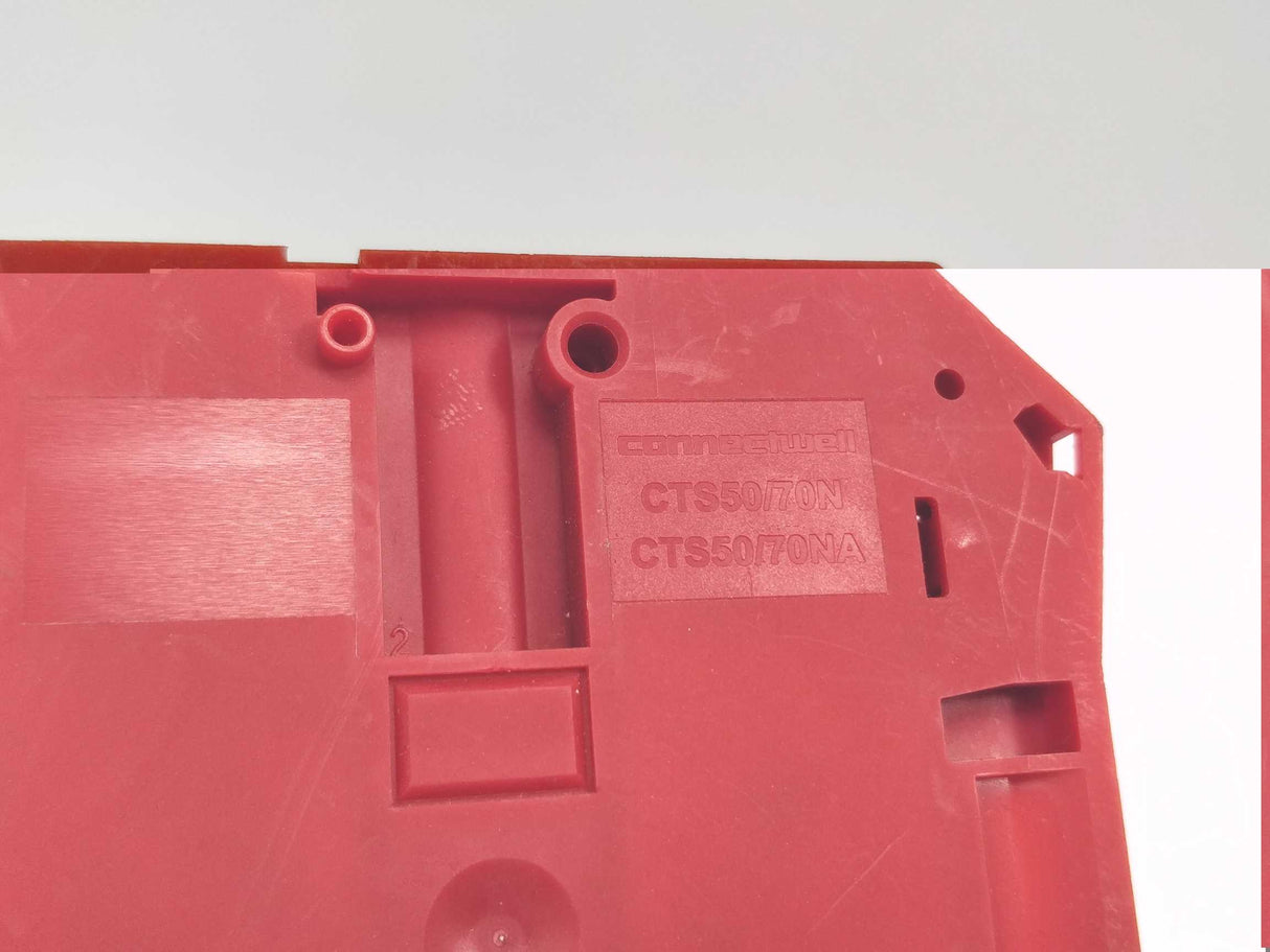 Connectwell CTS50/70N Feed Through Terminal Block red 3pcs