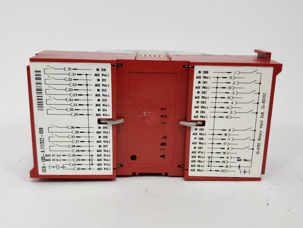 Siemens DI-6100 BINARY INPUT 2X8, 24-60V DC