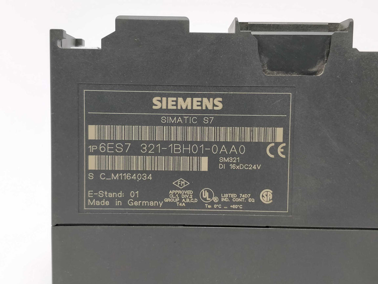 Siemens 6ES7321-1BH01-0AA0 Simatic S7 digital input ver.1