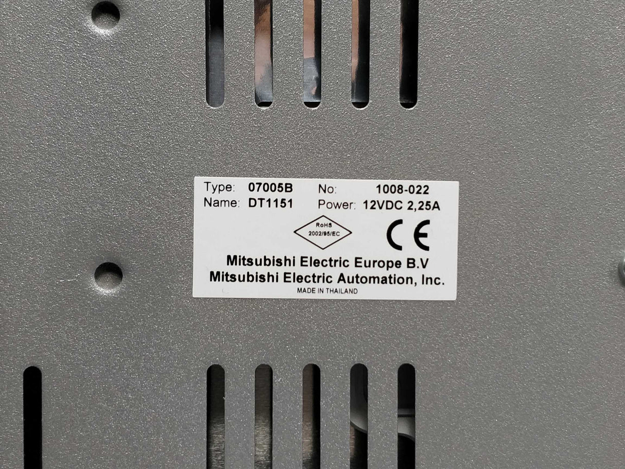 Mitsubishi HMI DT1151 HMI DT1151 07005B