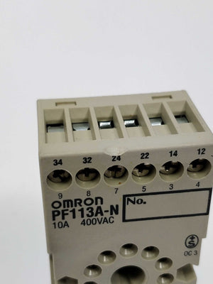 OMRON PF113A-N Relay socket 10A 400VAC