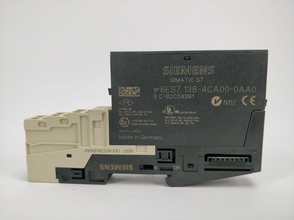 Siemens 6ES7 138-4CA00-0AA0 Input Output Module, E06