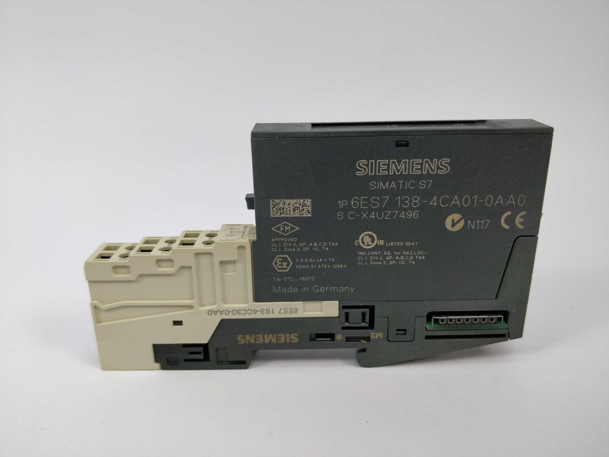 Siemens 6ES7138-4CA01-0AA0 Input Output Module