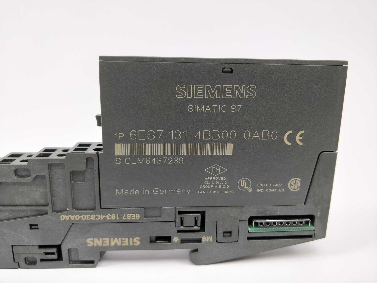 Siemens 6ES7131-4BB00-0AB0 2 DI high feature 24V DC E02