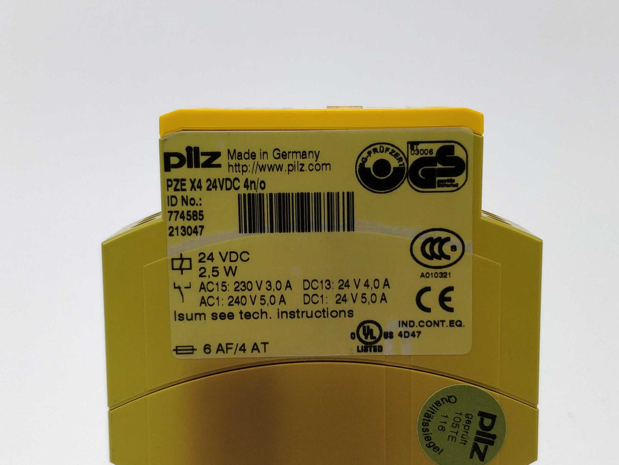 Pilz 774585 PZE X4 24VDC 4n/o Contact expansion