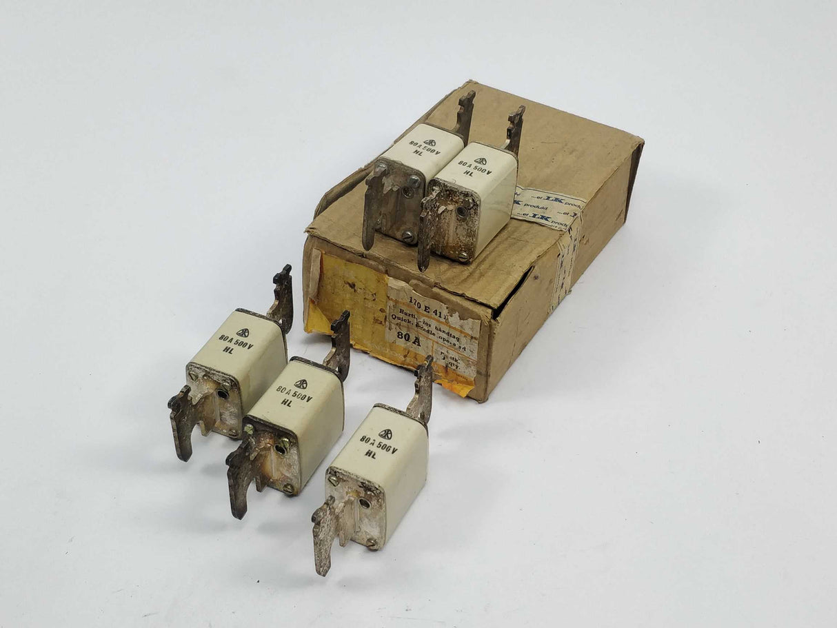 LK/Bussmann  Fuse 80A 500V HL 5 Pcs.