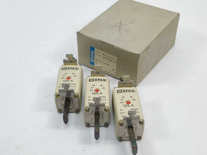 Efen 350290110 Fuse 125A 500V gL NH0 120kA 3Pcs.