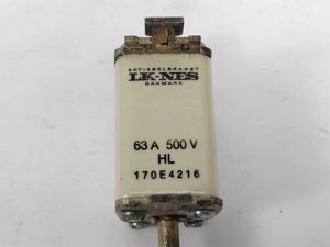 LK/Bussmann 170E4216 Fuse 63A 500V HL