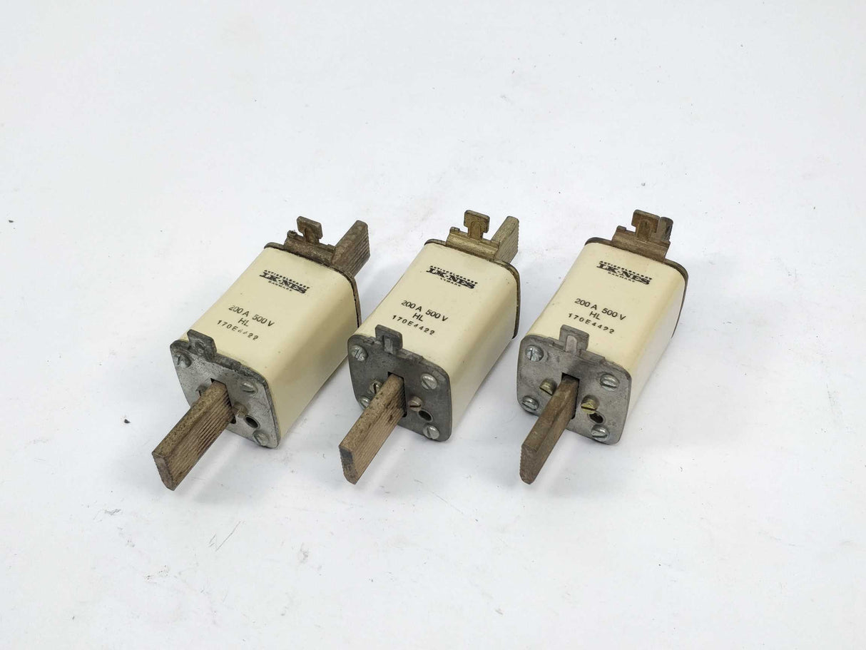 LK/Bussmann 170E4422 Fuse 200A 500V HL 3Pcs.