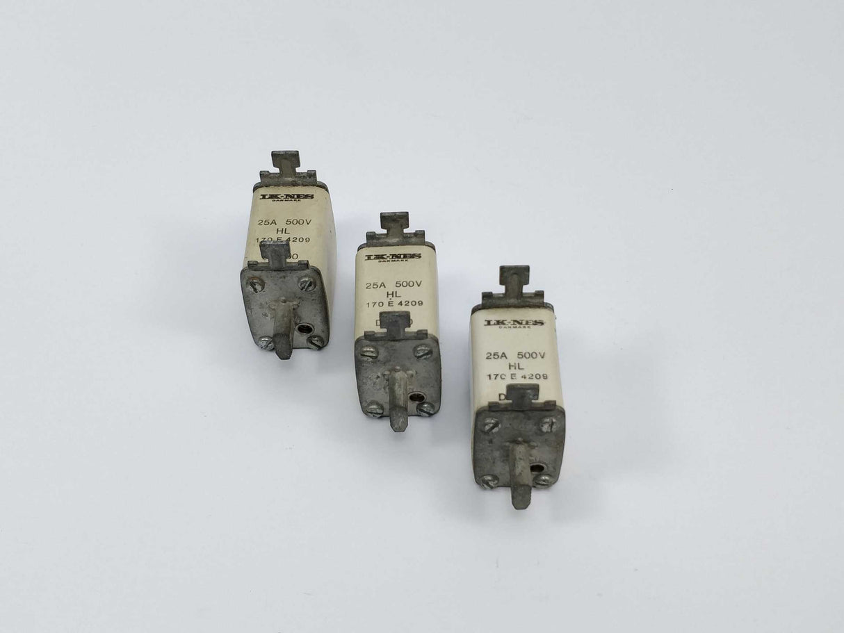 LK/Bussmann 170E4209 Fuse 25A 500V HL 3 Pcs.