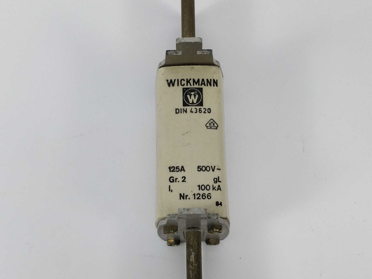 WICKMANN 1266 Fuse 125A 500V gG DIN 43620