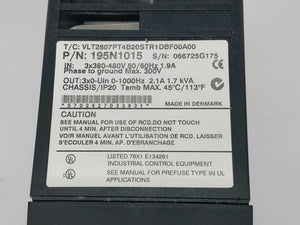 Danfoss 195N1015 VLT 2800 2,1A, T/C: VLT2807PT4B20STR1DBF0