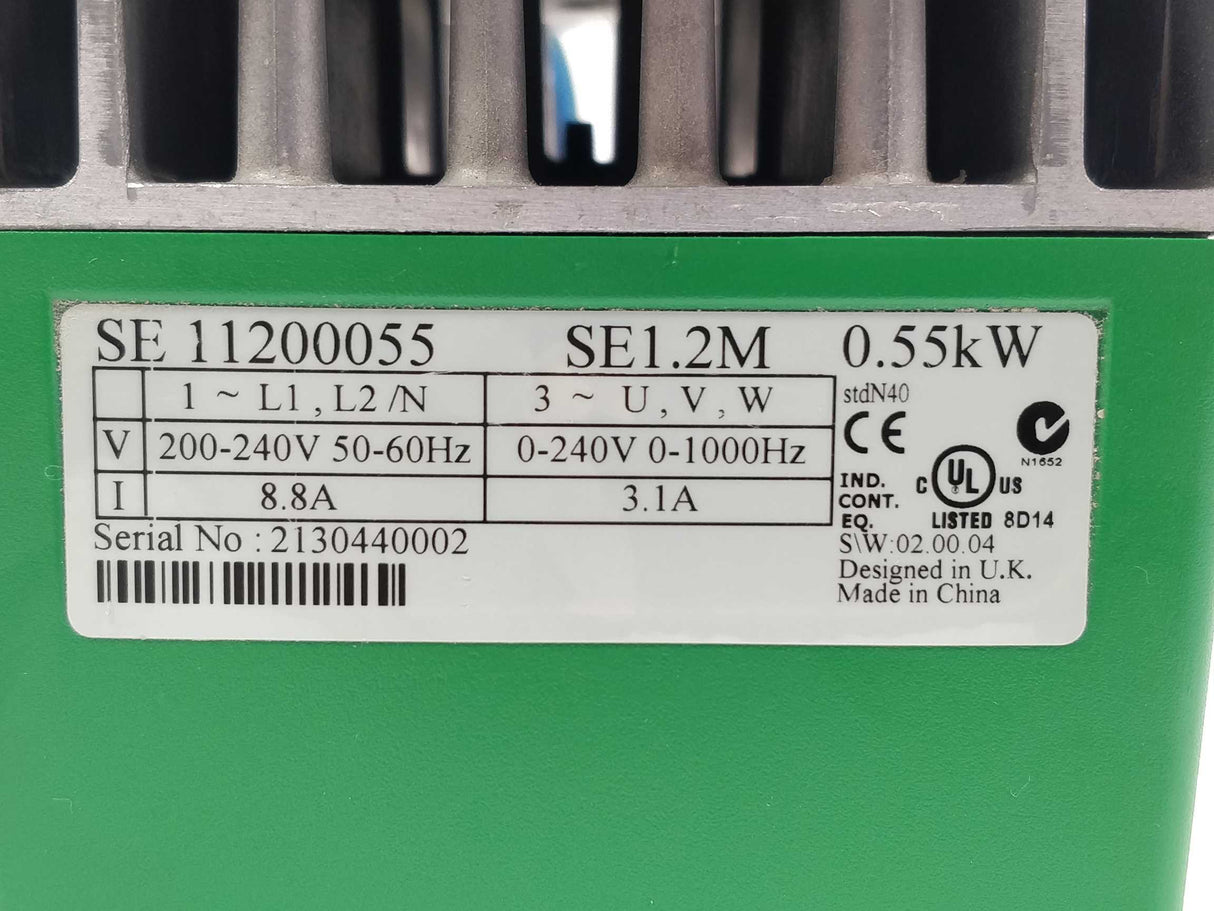 Control Techniques SE 11200055 Single Phase Inverter 0.55kW