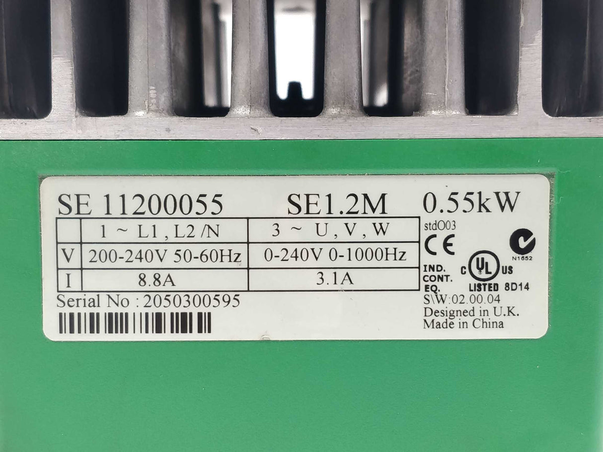 Control Techniques SE 11200055 Single Phase Inverter 0.55kW