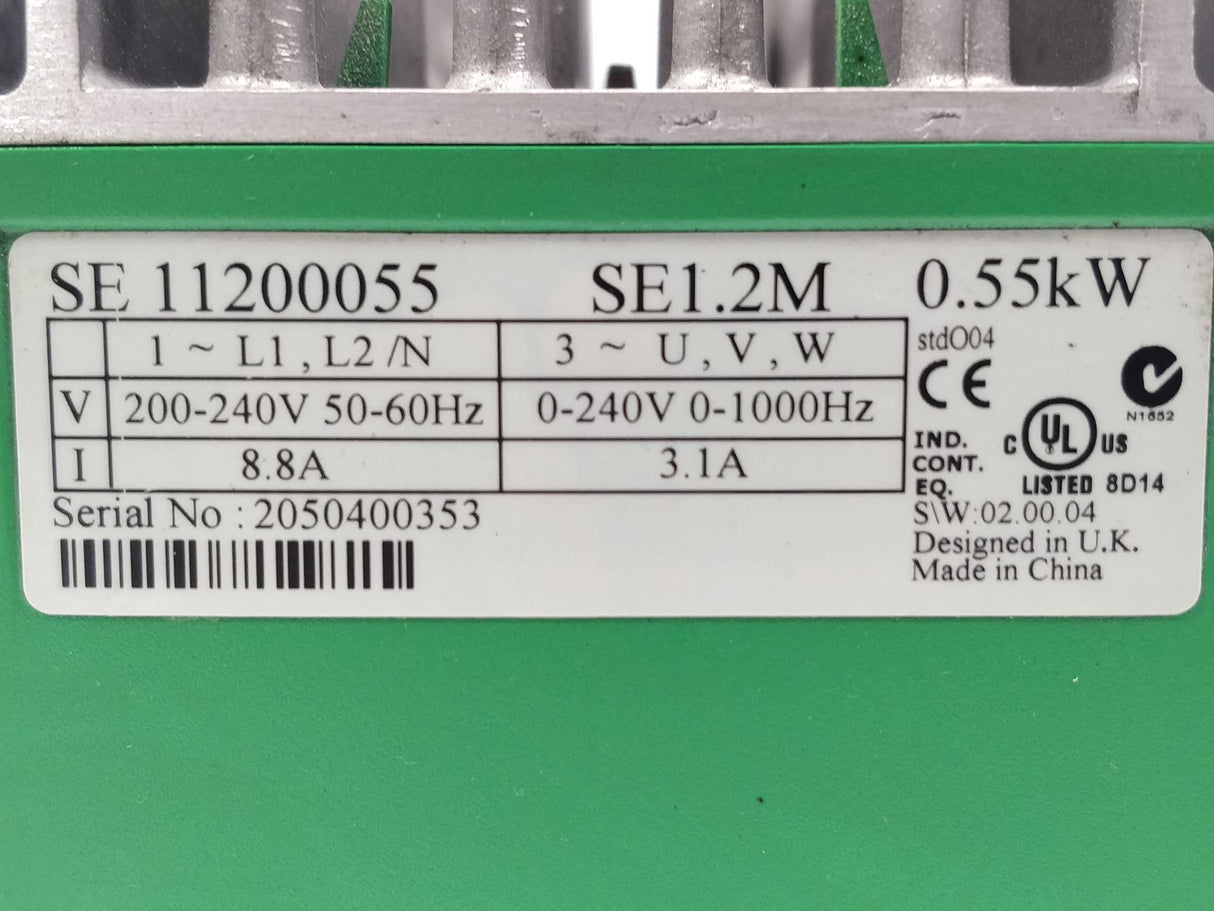 Control Techniques SE 11200055 Single Phase Inverter 0.55kW