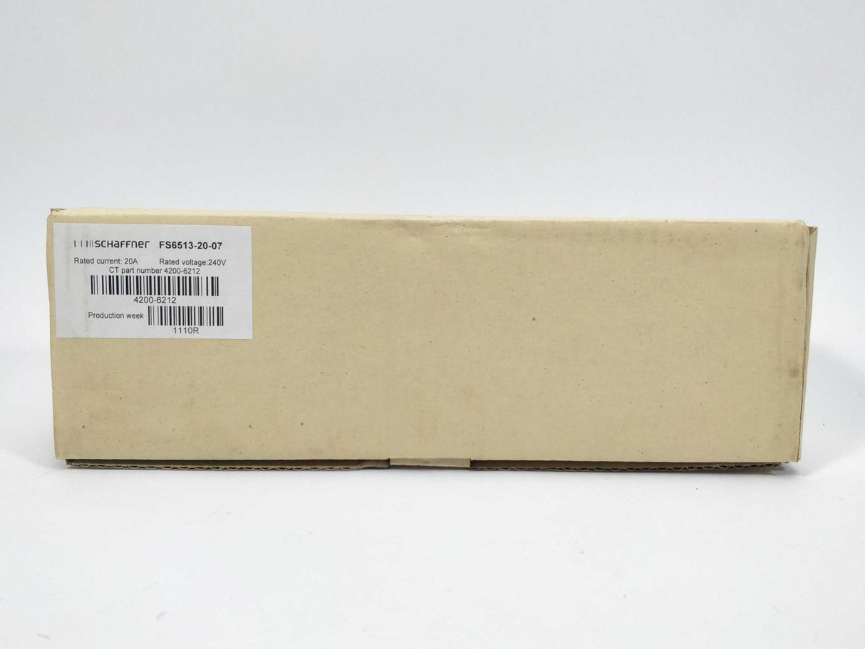 SCHAFFNER FS6513-20-07 Single Phase RFI Filter 4200-6212