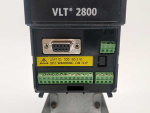 Danfoss 195N1015 VLT 2800 1.7kVA, T/C: VLT2807PT4B20STR1DBF0