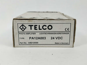 Telco PA12A003 24VDC 0452120300 photo amplifier