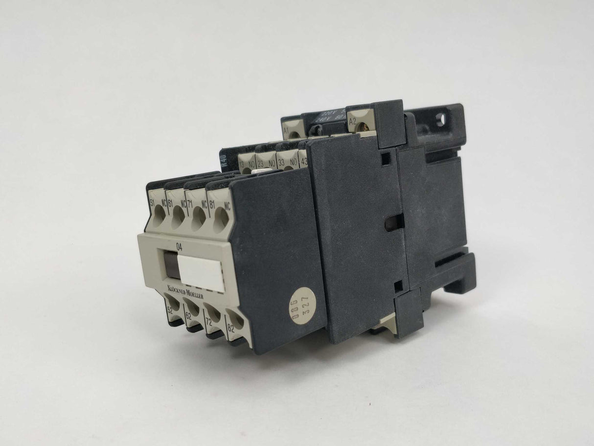 Klöckner Moeller DIL R 40 Contactor with 04 DIL Auxiliary Contact 220VAC Coil