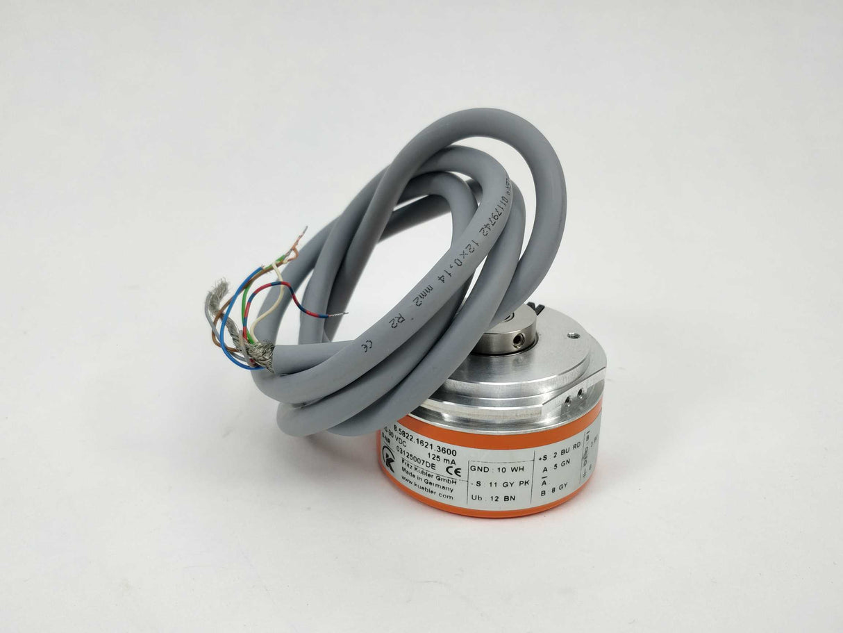 Kübler 8.5822.1621.3600 10-30VDC 125mA encoder