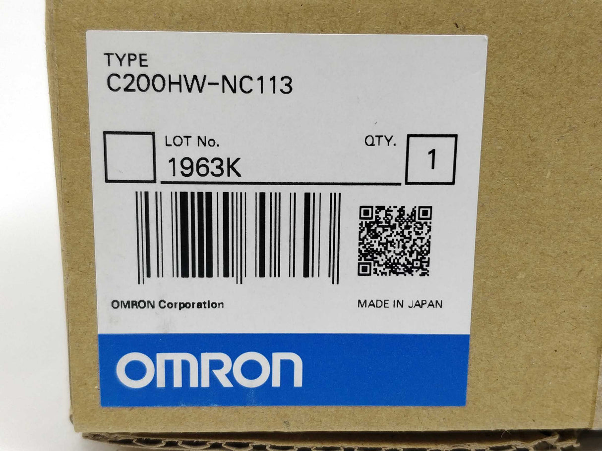 OMRON C200HW-NC113 Control Unit