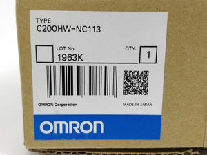 OMRON C200HW-NC113 Control Unit