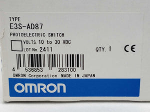 OMRON E3S-AD87 Photoelectric sensor 10 to 30 VDC