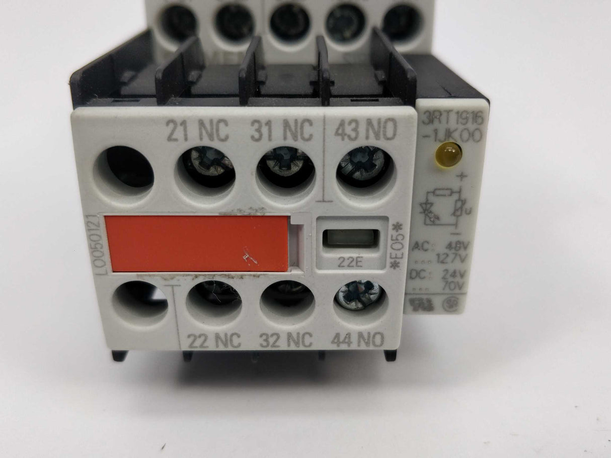 Siemens 3RT1015-1BB44-3MA0 24VDC Coil Power contactor