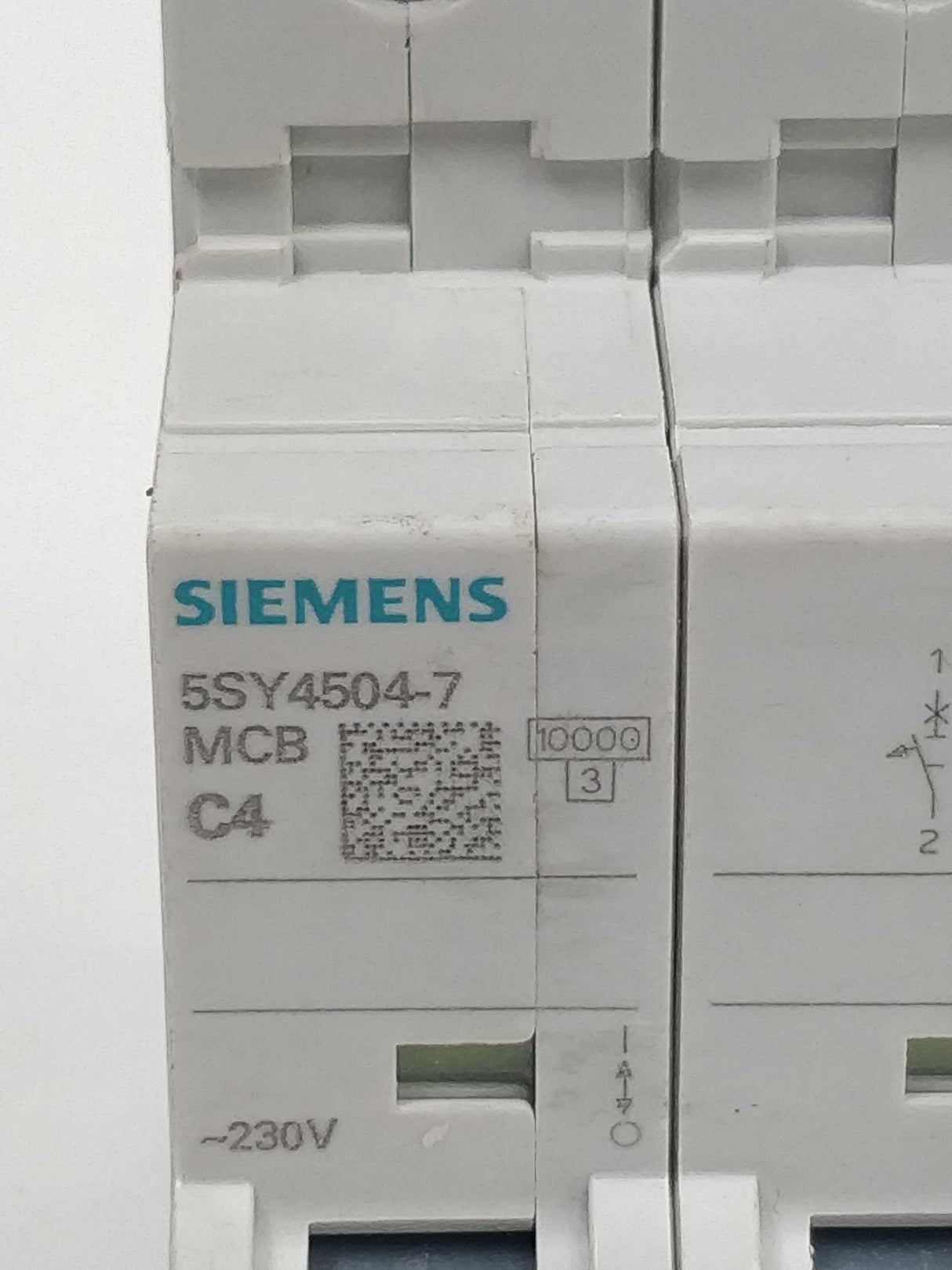 Siemens 5SY4504-7 Miniature circuit breaker C4