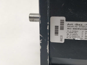 BAUTZ F634F-B10 AC servo motor