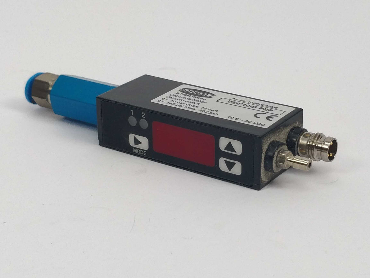 Schmalz VS-P10-D-PNP Pressure Switch 10.8 ~ 30VDC