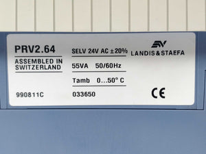 SIEMENS, Landis & Gyr PRV2.64 heating controller