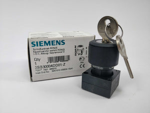 Siemens 3SB3000-4DD01-Z Ronis key-operated switch