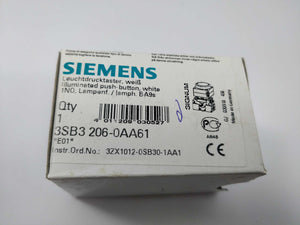 Siemens 3SB3206-0AA61 Illuminated push-button, white