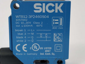 SICK 1057942 WTB12-3P2460S04 photoelectric sensor