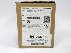 Vacon VACON0010-1L-0002-2 AC Drives