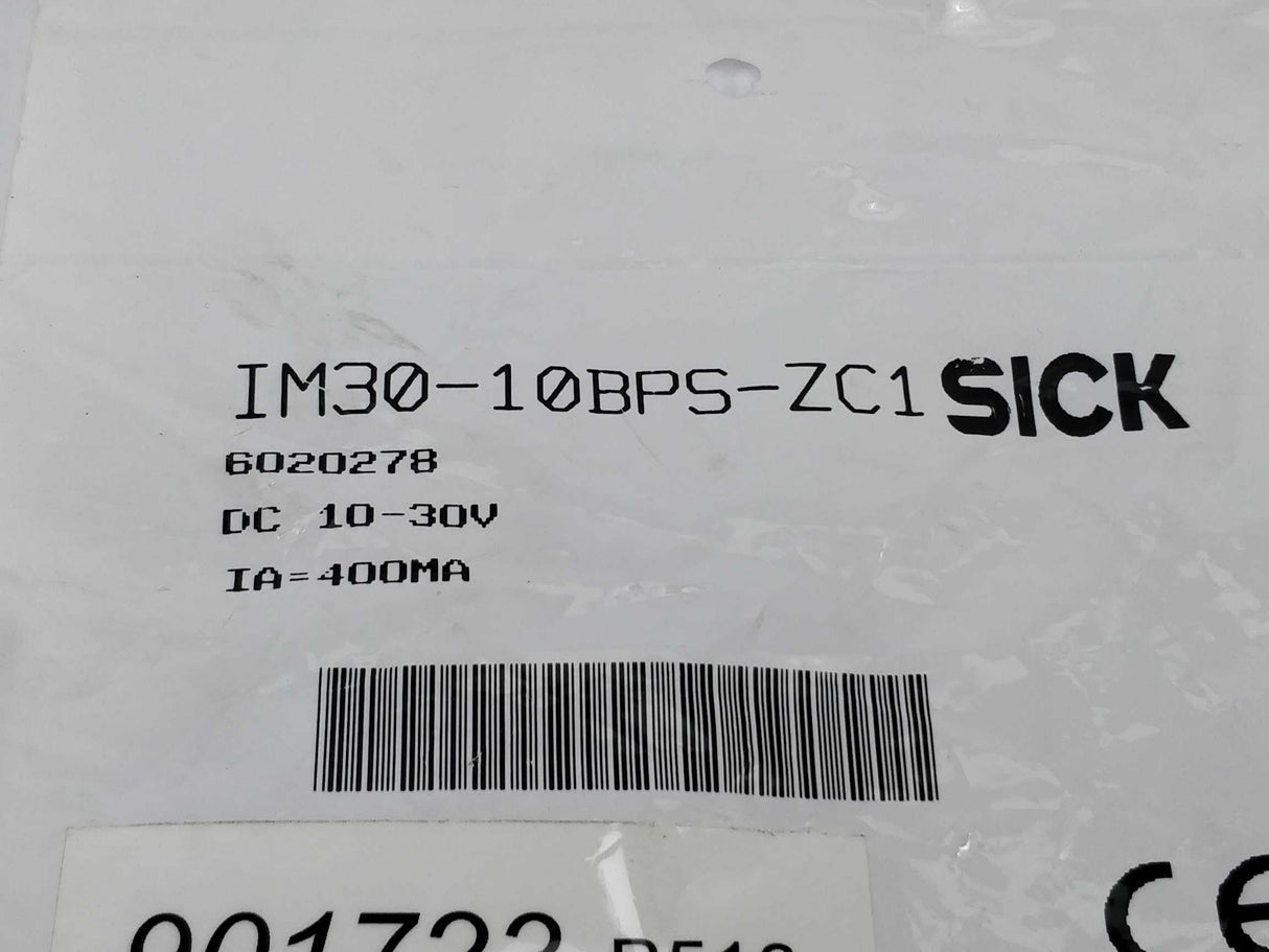 SICK 6020278 IM30-10BPS-ZC1 Inductive proximity sensors