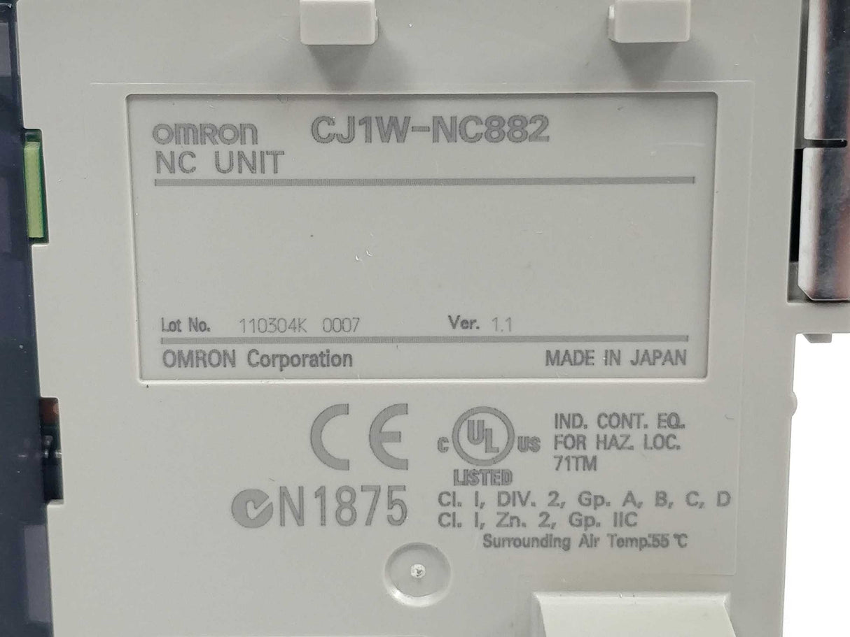 OMRON CJ1W-NC882 NC Unit