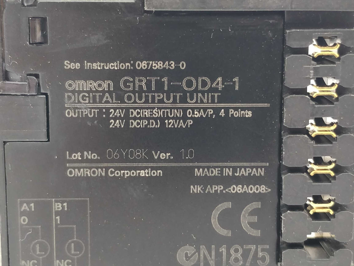 OMRON GRT1-OD4-1 OD4-1 Digital output module