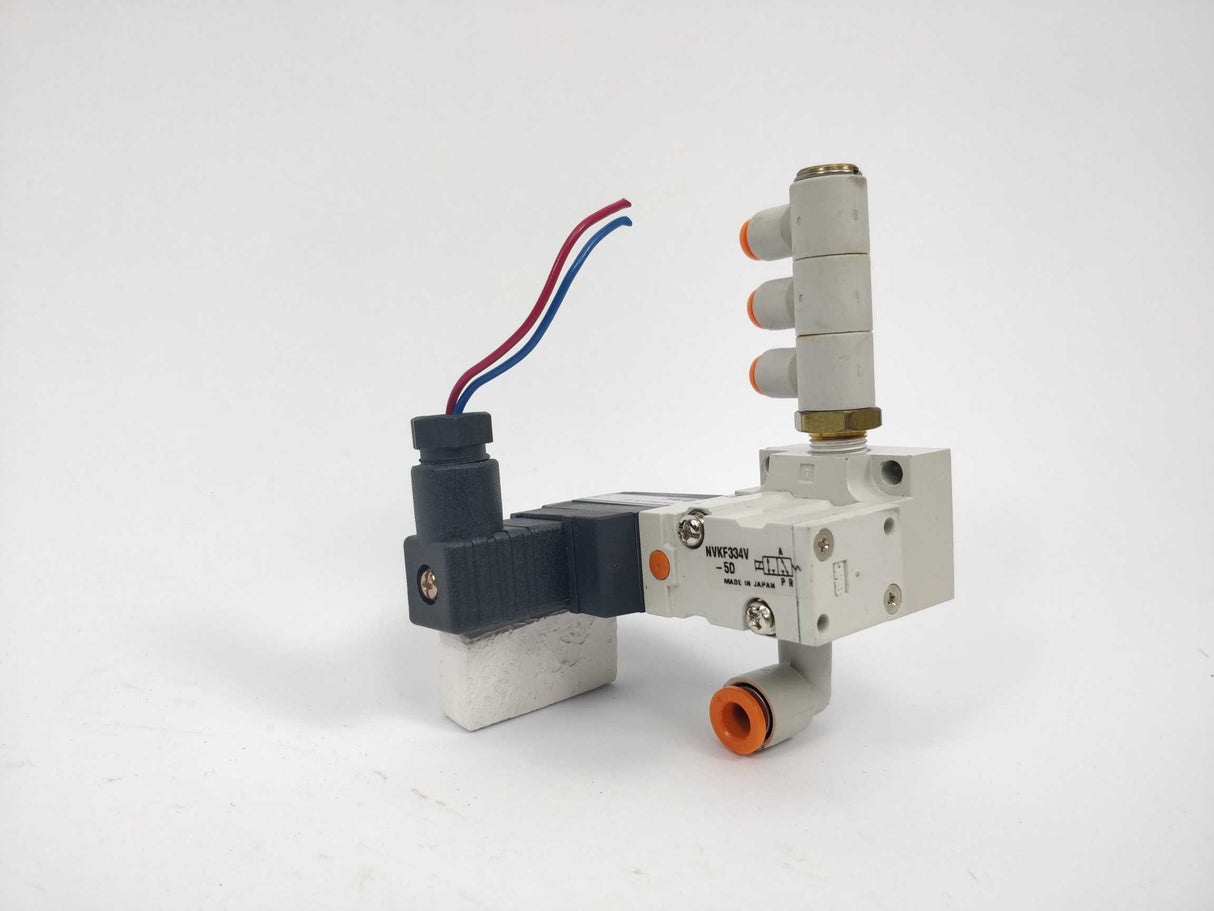 SMC NVKF334V-5D Valve with NVKF334V-5D-01T